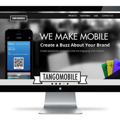 Help tangomobile.me with a new website design