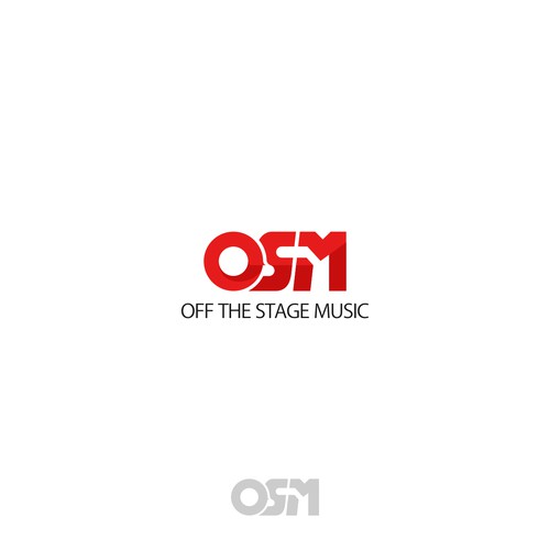 Letter Initial Logo Concept for Off The Stage Music