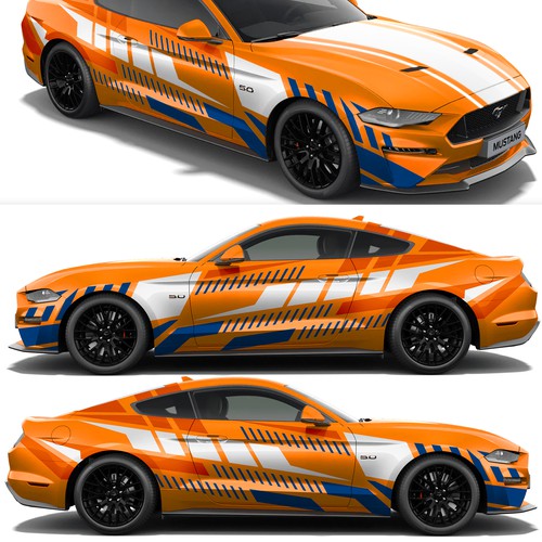 Ford Mustang sport wrap
