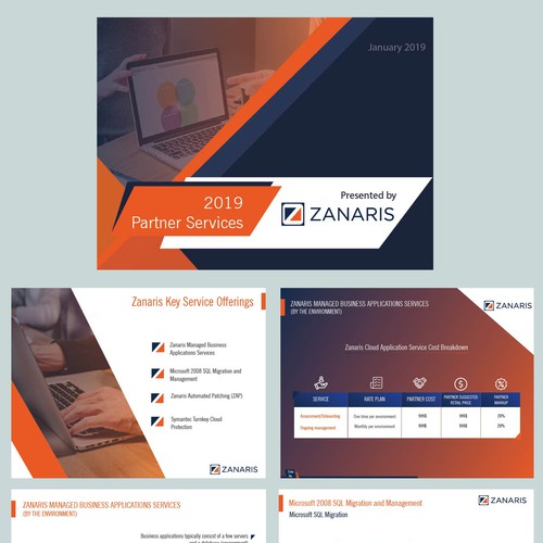 Powerpoint template for software solution company