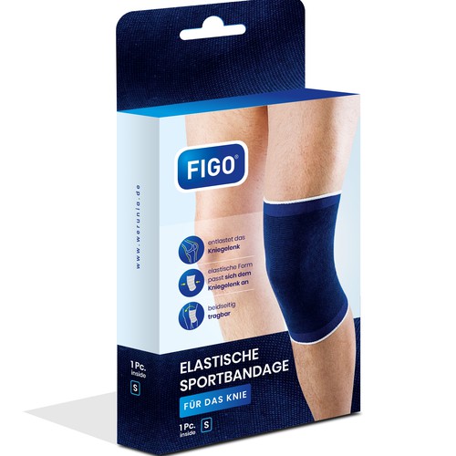 Elastic Sports Bandage Packaging Design
