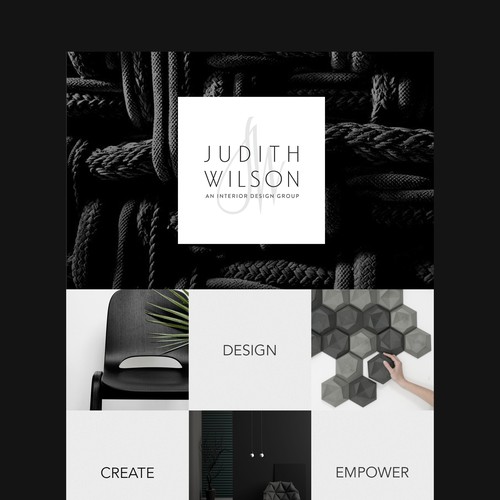 Design bureau website concept