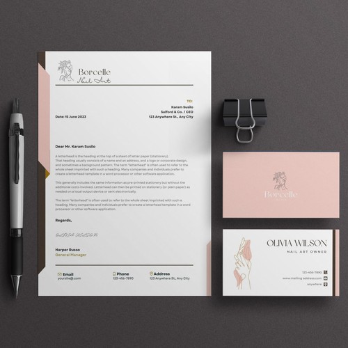 Business card and Letterhead