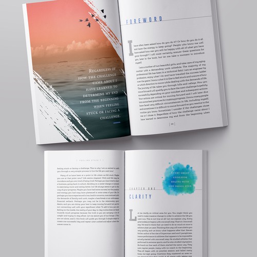 Book cover & interior layout