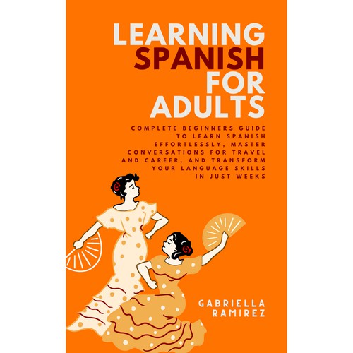 Simple Book Cover Design with Illustration