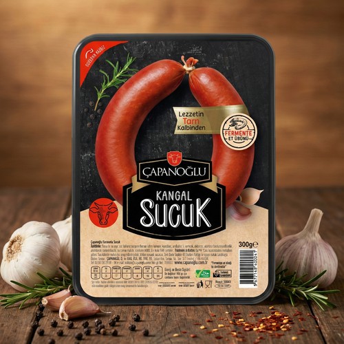 Premium Turkish Sausage Packaging Design