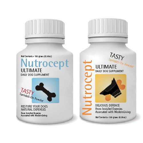 product label for Nutrocept