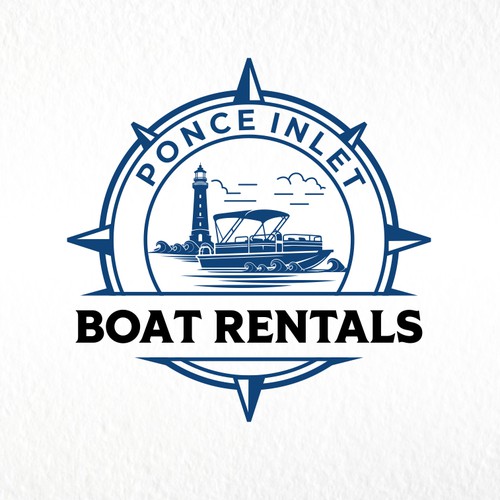 Ponce Inlet Boat Rentals Emblem Logo