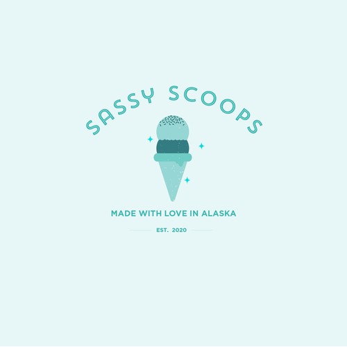 Sassy Scoops Logo Concept