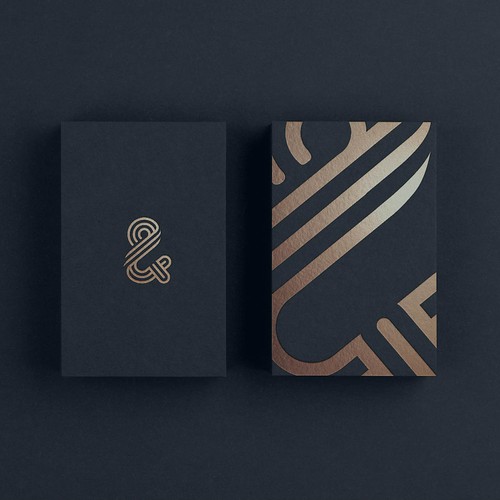 Simple, sophisticated logo design with an Ampersand "&"