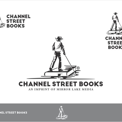 Channel Street Books logo design