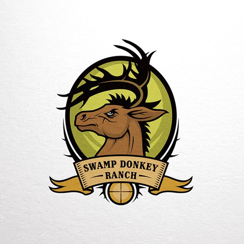 Swamp Donkey Ranch logo design