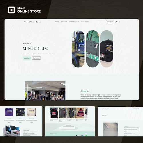 Minted - Square online site