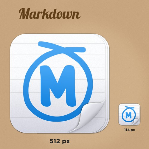Make a killer iPad icon for the massively popular Markup app 