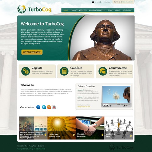 New website design wanted for TurboCog LLC