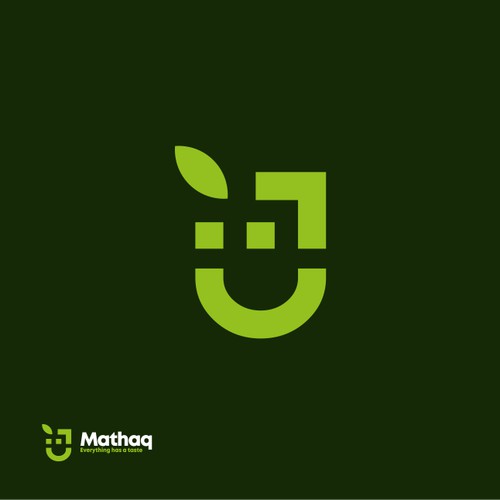 Mathaq | Coffee | Glass | Cafe | Taste | Smile Logo
