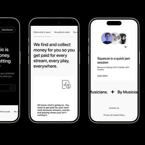 Landing Page for AI Tool