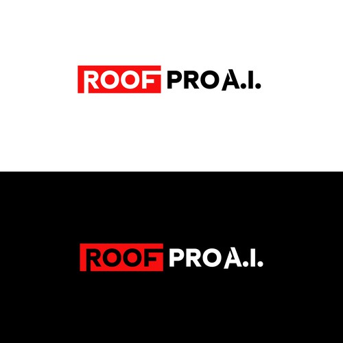 Modern Logo Design for Roofing A.I. System
