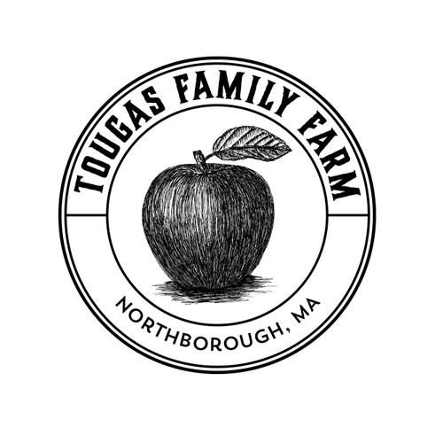 T-shirt design for Tougas Family Farm.