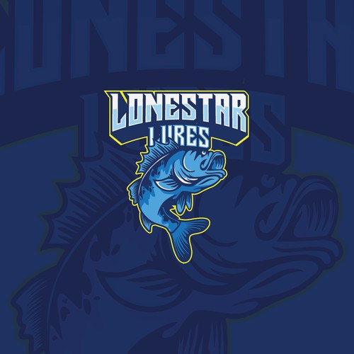 Lonestar Lures logo design