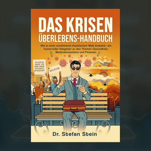 Ebook cover design " Das Krisen-Überlebens-Handbuch -The Crisis Survival Handbook "