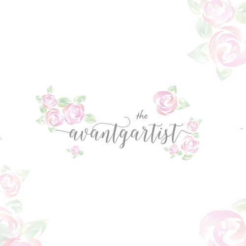 Romantic logo for personal blog