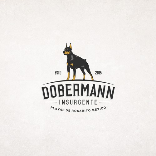 Create a creative and impactful logo design for a Dobermann Breeder