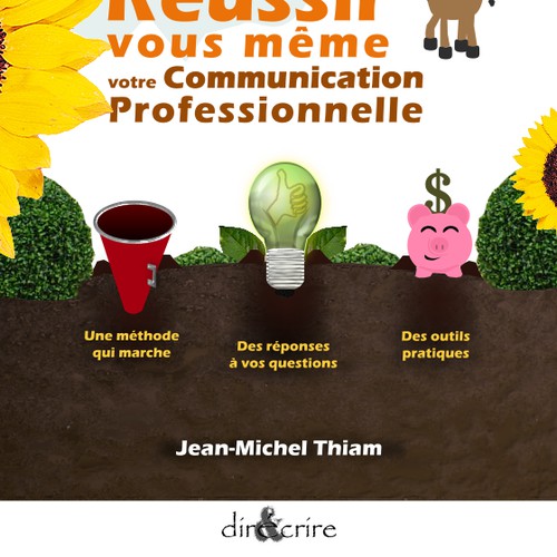 Création de la couverture d'un livre sur la communication dans l'entreprise