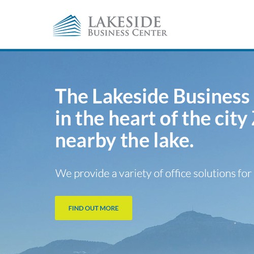 Create a modern responsive website for a premier business center