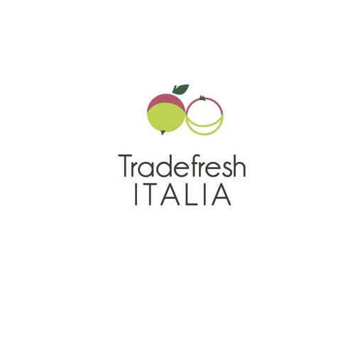 bold logo concept for transportation of fresh fruits and vegetables