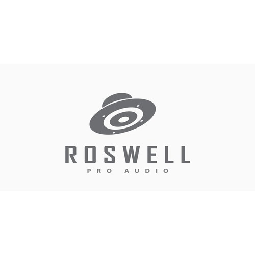 Create a fun, engrave-able logo badge for a new pro audio company