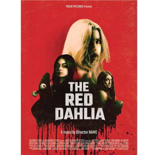 Movie Poster - "The Red Dahlia"