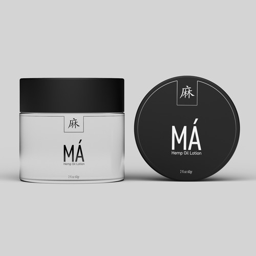 Clean label design for MÁ Hemp Oil Lotion