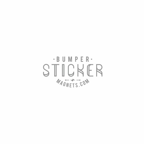 Sleek Logo for Bumper Sticker.
