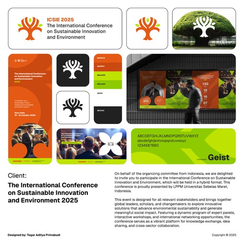 Visual Identity - The International Conference on Sustainable Innovation and Environment 2025