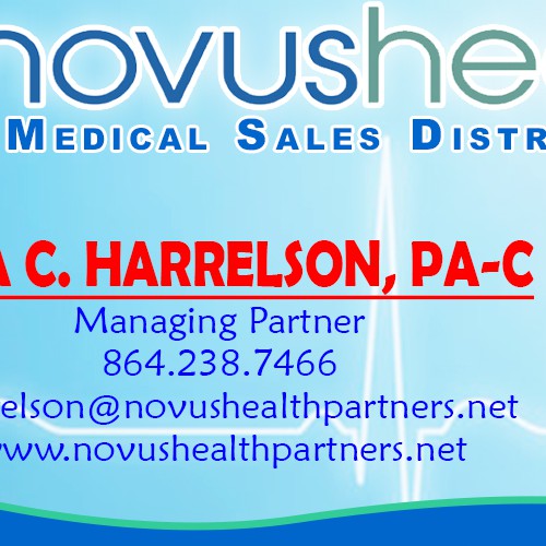 Medical Sales Organization Business Card