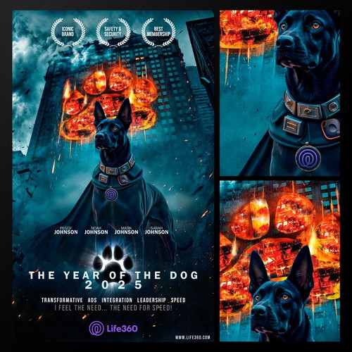 Movie-Style Corporate Poster for Life360