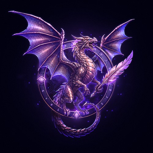 Guild of Scales & Quill — Logo Design