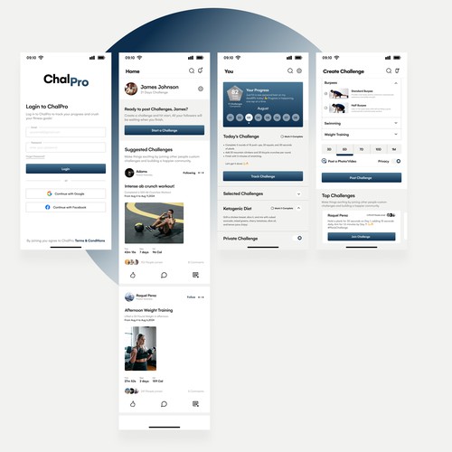 Fitness App Design