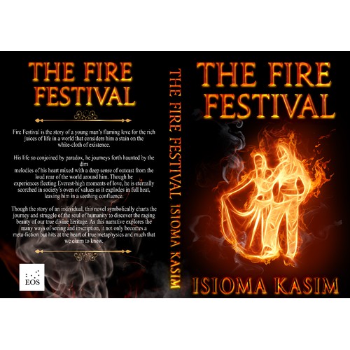 Book Cover Design: Sophisticated, Deep, Transformation - "The Fire Festival"