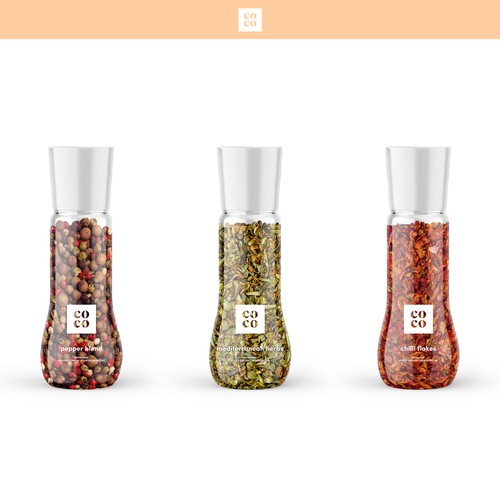 Spices & herbs packaging concept