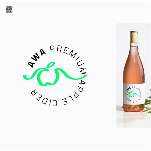 Bold logo proposal for a new premium beverage brand
