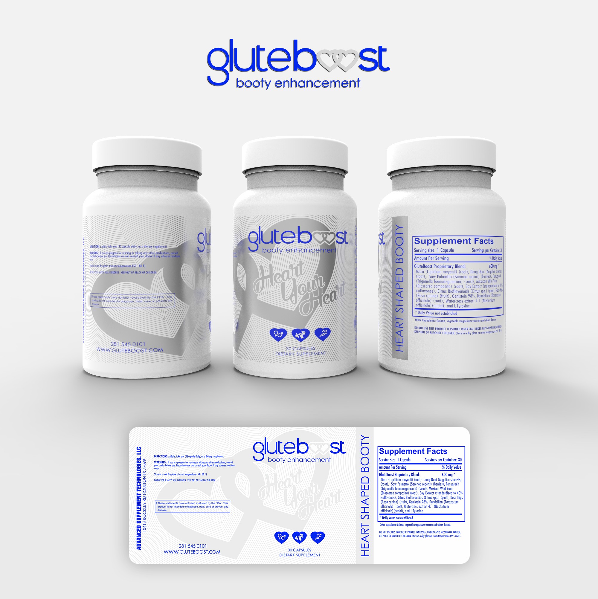 Rebrand for Gluteboost Label