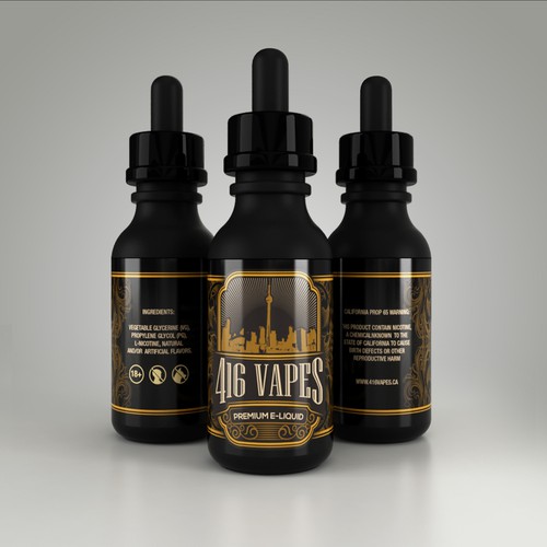 Label Design for 416 Vapes