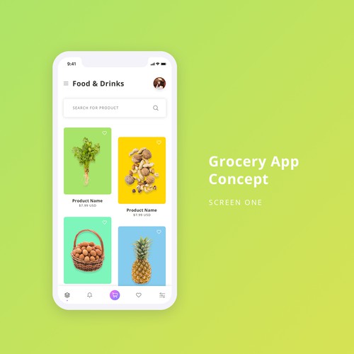 Grocery App Concept