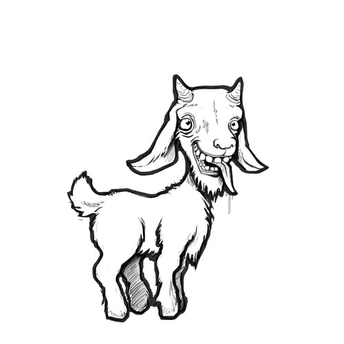 Design concept for a rubber goat