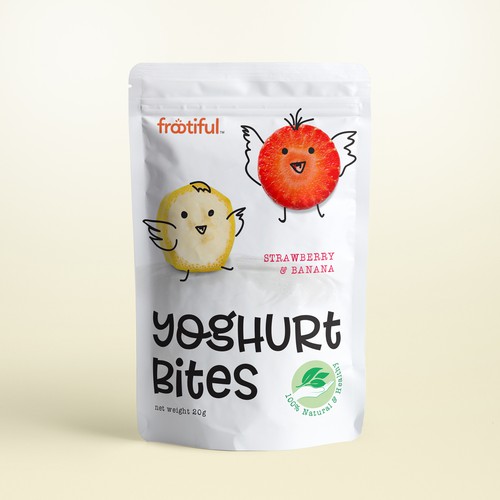 packaging design for youghurt bites