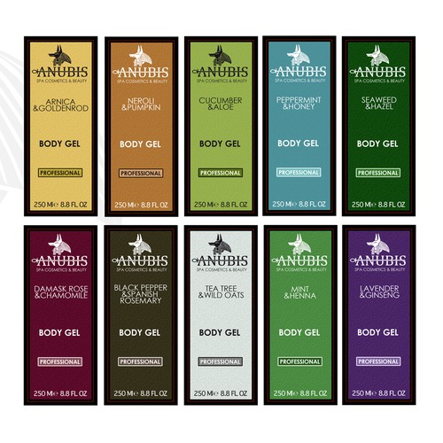Design an industry leading label for luxury, high-end and professional spa treatments