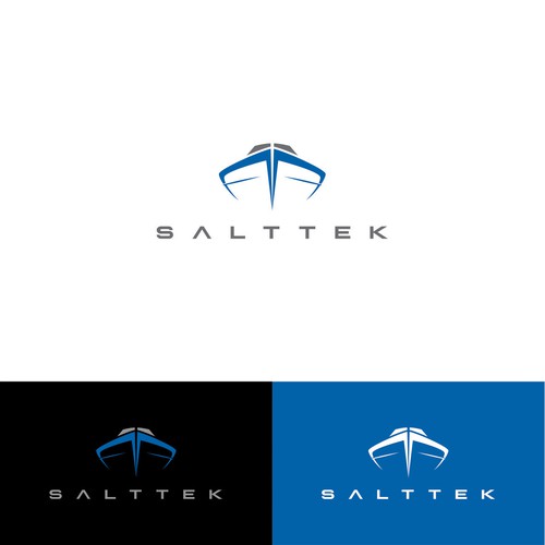Logo for SaltTek, a Boat-Tech Company, 