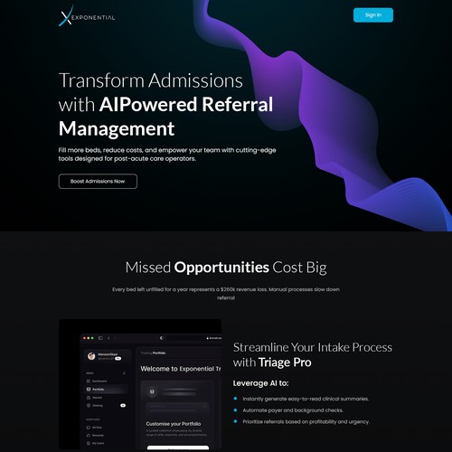 AI-Powered Healthcare Landing Page – Modern, Clean & Impactful Design